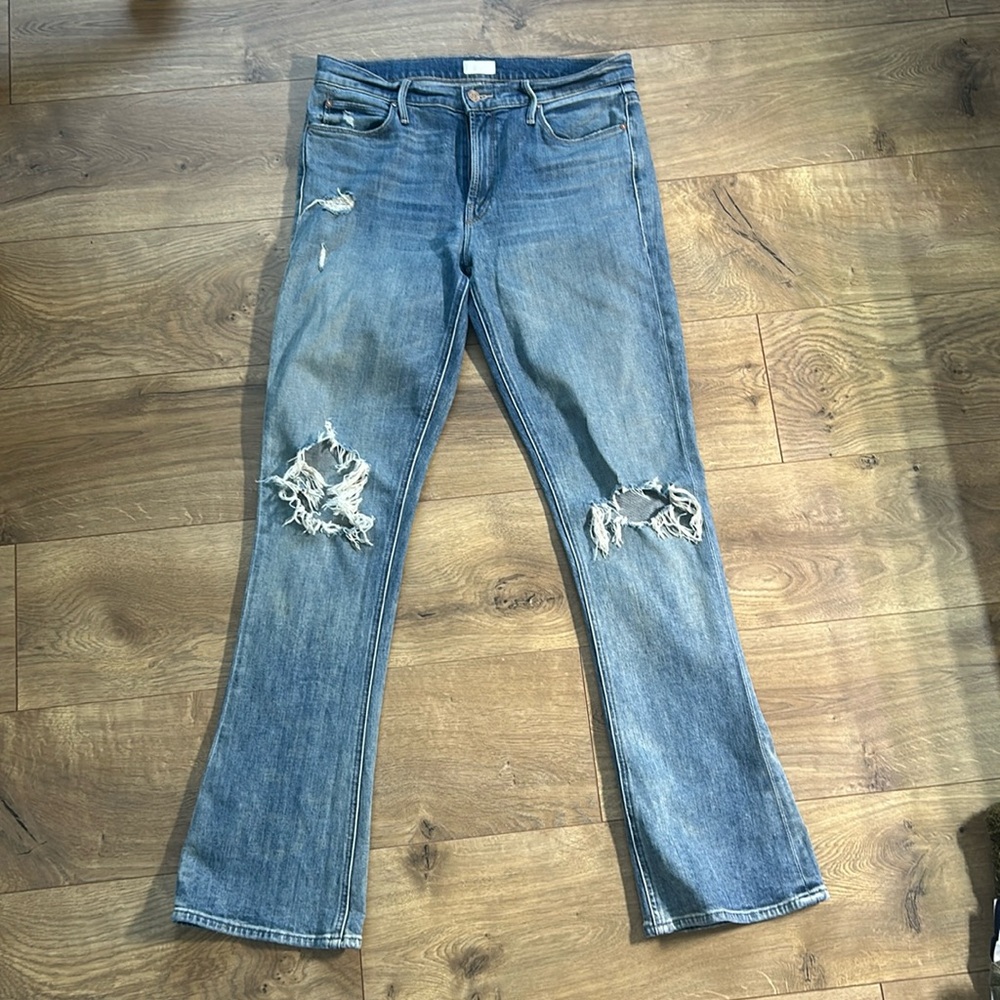 MOTHER Denim The Runaway Weekender size 29